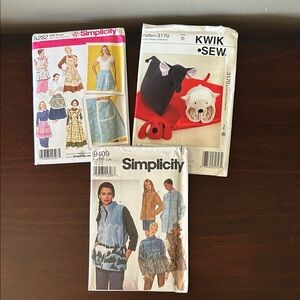 Simplicity Sewing Pattern Bundle New Uncut
